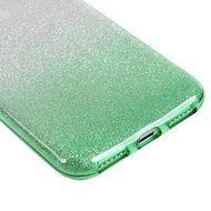 iPhone 7 Case (4.7 inch) - 3 in 1 High Protection Shockproof Soft TPU Rubber Outer Case + Shiny Sparkling PVC... N45