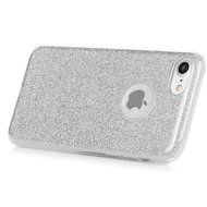iPhone 7 Case (4.7 inch) - 3 in 1 High Protection Shockproof Soft TPU Rubber Outer Case + Shiny Sparkling PVC... N46