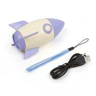 Bobonida cute Design Desk Personal Fans Table USB Mini Fan USB Powered Easy to carry (Purple+beige) N4