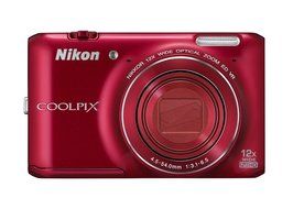 Nikon Digital Camera COOLPIX S6400 Red S6400RD [International Version, No Warranty] N3