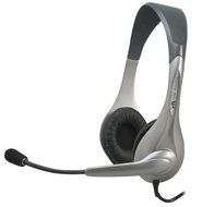 Cyber Acoustics Mono Headset and Boom Mic with PC Y-Adapter (AC-104)