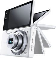 Samsung Multiview MV800 16.1MP Digital Camera with 5x Optical Zoom White N10