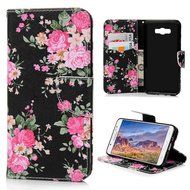 Galaxy J7 Case,Samsung Galaxy J7 Case (2016 Version) - Wallet Flip Stand Case PU Leather Case with Shockproof... N4