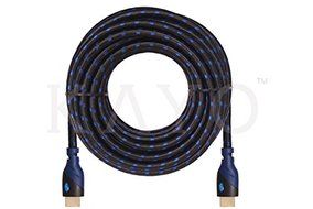 KAYO Hi-Speed HDMI2.0 Cable 30 FT/ Blue, Black Sleeve/ Supports Ethernet,3D,4K &amp; Audio Return N2