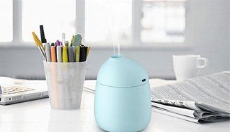 Alice Windowshop Mini Air Purified Humidifier USB Portable Humidifier Blue