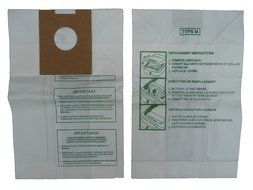 6 Hoover Dimension Canister Type M Vacuum Dust Bags, Fits all Dimension Vacuum Cleaners, HO-4010037M, 4010037M... N2