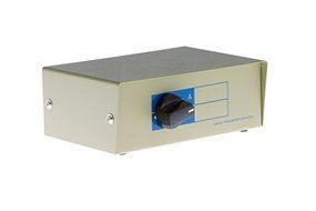 2 to 1 Parallel Printer Switchbox with DB25 Female Ports N2