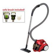Ovente ST2510R Adjustable Speed Control Compact Cyclonic Bagless Canister Vacuum with Hepa Filter and Sofa Brush... N3