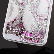 S6 Case,Galaxy S6 Case,PHEZEN Galaxy S6 Bling Case,[Crystal Clear] Creative Design 3D Funny Flowing Bling Glitter... N6