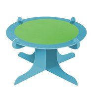 Four Stones Single Tier Server or Cupcake Stand ( green / blue )