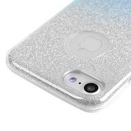 iPhone 7 Case (4.7 inch) - 3 in 1 High Protection Shockproof Soft TPU Rubber Outer Case + Shiny Sparkling PVC... N59