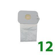 12 Hoover Y Bags by ZVac, Premium Vacuum Bags For Upright Windtunnel Vacuum Cleaners (12, HVR YZ) N62