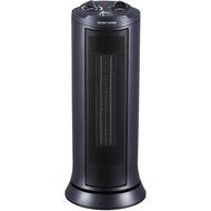 Alera Durable, Efficient,, Oscillating Mini Tower Ceramic Powerful Heater, 7 3/8"W x 7 3/8"D x 17 3/8"H, Black