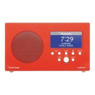 Tivoli Audio Albergo Clock Radio with Bluetooth, Gloss Red/White N3