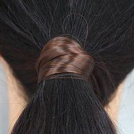 KAKA(TM) Women Girl Korean Stylish Dark Brown Wig Rope Hair Band Accessories