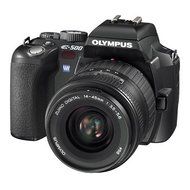 Olympus Evolt E500 8MP Digital SLR with 14-45mm f/3.5-5.6 &amp; 40-150mm f/3.5-4.5 Zuiko Lenses N3