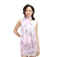 Banggood Girls Chiffon Butterfly Scarf Wrap Shawl Pashmina Stole Scarves