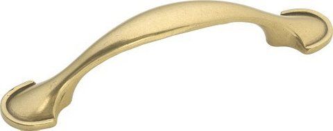 Hickory Hardware P583-LP 3-Inch Meadows Cabinet Pull, Lancaster Hand Polished by Hickory Hardware