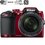 Nikon COOLPIX B500 16MP 40x Optical Zoom Digital Camera with wifi - Red (Certified Refurbished) N14