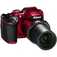 Nikon COOLPIX B500 16MP 40x Optical Zoom Digital Camera with wifi - Red (Certified Refurbished) N16