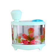 Mini Ultrasonic Fish Tank Mist Humidifier Premium Humidifying Unit with Portable USB Night Light Air Purifier...