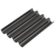 Kitchen Supply 13 x 9.5" Non-Stick Baguette Pan