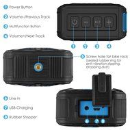Bluetooth Speakers V 4.1 Portable Wireless Sound Box for Golf, Beach, Shower &amp; Home: Water Resistant IPX5, 5W,... N5
