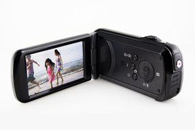 Bell+Howell DV7HD-C Slice2 HD Video Recording Slice2 DV7HD Full 1080p HD Camcorder with Touchscreen and 60x Zoom N6