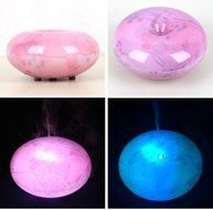 HICBOX 7 kinds of color lights ultrasonic mute fragrance machine humidifier 100ML (Pink)
