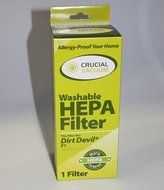 4 Dirt Devil F1 HEPA Filters; Long-Life WASHABLE, REUSABLE and HEPA Filtration, Compare With Dirt Devil Part #... N3