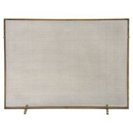 Modern Classic Simple Iron Fireplace Screen - Gold N4