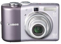 Canon Powershot A1000IS 10MP Digital Camera with 4x Optical Image Stabilized Zoom (Purple) N5