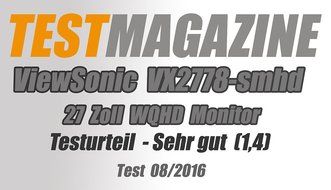 ViewSonic VX2778-SMHD 27&quot; WQHD PLS (2560 x 1440) Monitor, Frameless Bezel, HDMI, DisplayPort... N42