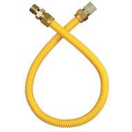 Watts Dormont 20C-S0314-48B Coated Gas Connector Kit, 48-Inch Length