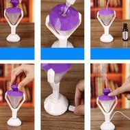 IPUIS Car Humidifier Portable USB 180 Degree Rotation Aroma Mini Diffuser Diamond-shaped Air Humidifier Mist Maker... N4