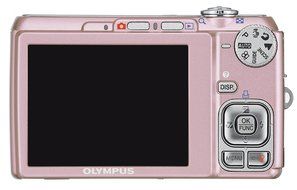 Olympus FE-340 8MP Digital Camera with 5x Optical Zoom (Pink) N2