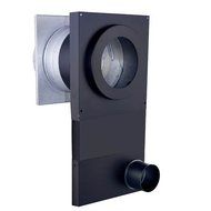 DuraVent 3CAS-WTPK 3" Inner Diameter - Combustion Air System PelletVent Pro Chim, Matte Black