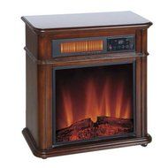 1,400-Watt 5,120 BTU Moveable Quartz Electric Fireplace