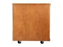 Rosewill RHWH-14002 1500 Watt Oak Wooden Cabinet Finish Room Space Heater with 6 Infrared Heating Element Tubes...