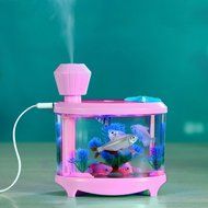 Mini Ultrasonic Fish Tank Mist Humidifier Premium Humidifying Unit with Portable USB Night Light Air Purifier... N9