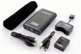 Tenergy SideKick4 Combo: External 5200mah powerbank compact USB port adapter and 1 Lipo battery for GoPro HD HERO3... N8