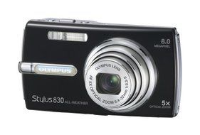 Olympus Stylus 830 8MP Digital Camera with Dual Image Stabilized 5x Optical Zoom (Blue) N6