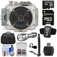 Intova Connex 1080p HD Waterproof Video Action Camera Camcorder (200 ft/ 60m) with Remote + 32GB Card + Case +... N4