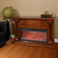 Lifelux LDFP0018US 48" 3-Tube Element Infrared Mantle Fireplace N2