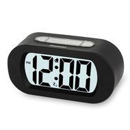 Plumeet Easy Setting Silicone Protective Cover Digital Silent LCD Large Screen Desk Bedside Alarm Clock With Snooze... N5
