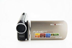 Bell+Howell DV7HD-C Slice2 HD Video Recording Slice2 DV7HD Full 1080p HD Camcorder with Touchscreen and 60x Zoom N7