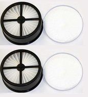 2 Euro-Pro Shark XSH602 Stick Vacuum Replacement Filters, Includes 2 White Felt Non-Woven Filters, and 2 Black...