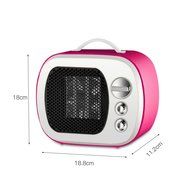 Rubility New Mini Household Warmer Speaker Shape Heater 500w (White) N2
