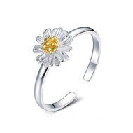 Morenitor[TM] Jewelry Earrings Stud 18k Gold-plated 100% 925 Sterling Silver Daisy Flower Stud Earring. N6