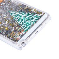 Galaxy S5 Case,Galaxy S5 Liquid Cover,PHEZEN Christmas Tree Santa Claus Design Cool Quicksand Moving Stars Bling...
